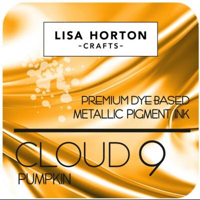 Lisa Horton Crafts Cloud 9 Metallic Pigment Ink Pad - Pumpkin